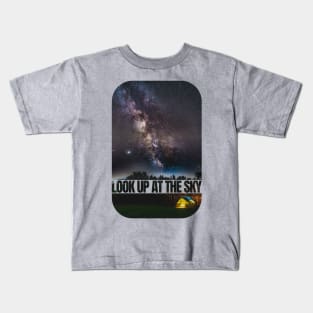 Look Up At The Sky Kids T-Shirt